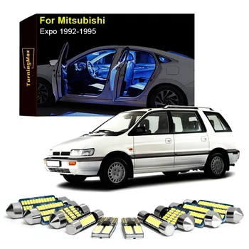 Canbus Interior de Iluminat Becuri cu LED-uri Kit Pachet Pentru Mitsubishi Expo Din 1992-1995 Harta Dom Portbagaj Lumini de Interior, Lămpi Accesorii Auto