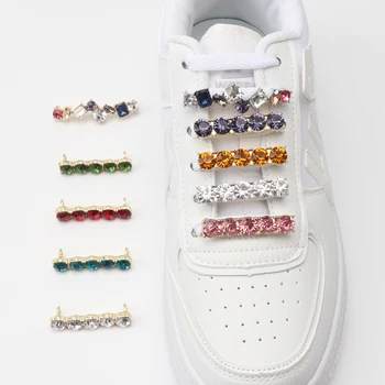1 bucată de Diamant Cleme Decorative Pantofi Șiret Clipuri pentru Adidasi Șireturile AF1 DIY Faux Perle Strasuri Strălucitoare pentru Fata pentru Femei