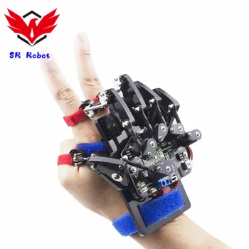 Open Source Somato Mănușă Portabil Mecanice Degetul Exoschelet Bluetooth Control Robot Pensă cu Gheare Pentru Arduino DIY Jucărie RC