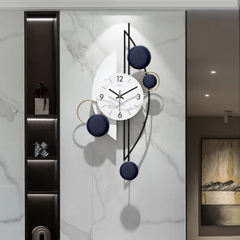 Creative Simplu Ceas De Perete Nordic Living Artă De Mare Lux Tăcut Metal Ceas De Perete Dormitor Reloj De Pared Decor Acasă 50