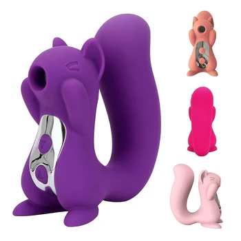 Logo-ul personalizat de Ambalare Animal Adult Veveriță Jucărie Sexuală pentru o Femeie de San de sex Feminin Masaj Vagin Clitoridian Supt Veveriță Vibrator