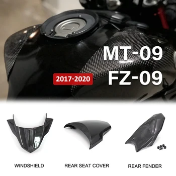Pentru Yamaha MT-09 MT09 FZ-09 FZ09 2017-2020 Parbriz Deflector / Aripa Spate Hugger / Capacul banchetei din Spate Carenaj Motocicleta 2019