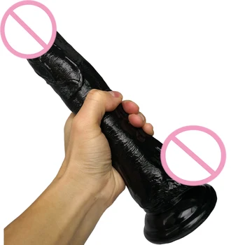 27.5*4.5 CM Super-Realiste Mare Penis artificial Vibratoare Imense Flexibil Penisului Penis Cu ventuza de sex Feminin Masturbari Anal Dildo Pentru Femei
