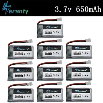 Teranty Putere 3.7 V 650mAh Li-po Baterie Pentru SYMA X5C X5C-1 X5 H5C X5SW 852540 3.7 V Drone Baterie Reîncărcabilă Litiu 10buc/seturi