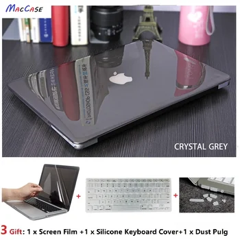4in1 Cristal Cazul Laptop Pentru Apple Macbook Pro Retina de Aer 11 12 13 15 inch Pentru Macbook Air13 A1932, Pro 13 15 A12159 A1990 shell
