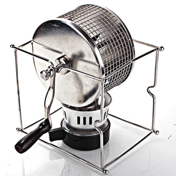 Manual de uz casnic parte prăjire mașină de Cafea prăjire fasole mașină DIY mici din oțel inoxidabil cu role mașină de coacere