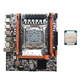 X99H Placa de baza despre lga2011-3 Placa de baza Suport Xeon E5 2678 2666 V3 Seria CPU Cu E5 2650 V3 CPU