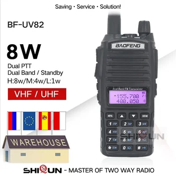 Upgrade-ul Radio Baofeng UV-82 8W Walkie Talkie Optionl 5W UV 82 10 KM Sunca dmr 2 Mod de Radio 10KM VHF UHF UV-5R UV9R Yaesu UV82 Takis