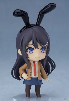 Seishun Buta Yarou wa Fata Bunny Senpai nu Yume wo Minai Sakurajima Mai 10CM PVC figurina Papusa Jucării