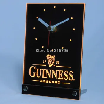 tnc0090 Guinness Bere Bere 3D LED Masă, Ceas de Birou