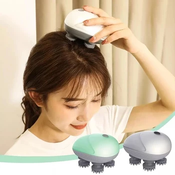 Scalp părul capului masaj electric de îngrijire a sănătății antistres relaxa corpul massagem adânc saude țesut preveni masaj corporal