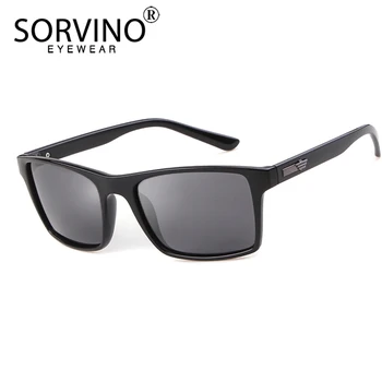 SORVINO Designer de Epocă Pătrat ochelari de Soare Barbati 2022 Polarizate de Brand de Înaltă Calitate Clasic ' 90 Mens Slim Ochelari de Soare Nuante SP237