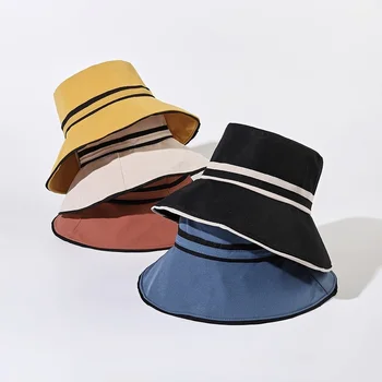 2022 Nou Mare Cozoroc Pălărie Găleată Pălării De Vară A Femeilor De Bărbați, Panama Pescuit Șapcă De Pescar Capac Gorro Mujer Casquette Chapeau Femme Gorras