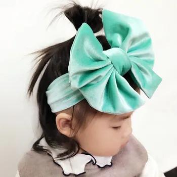 2018 Moda Mare Bowknot benzi Elastice pentru copii fata de parul capului trupa ornamente turban hairband accesoriu frizură