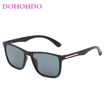 DOHOHDO Polarizat ochelari de Soare Barbati Femei Clasic Nou Pătrat Ochelari de Soare de Conducere Nuante Brand de Lux de Designer Oglindă Gafas UV400