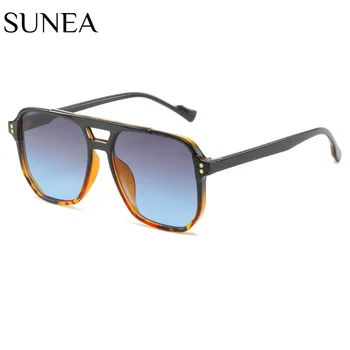 Pilot ochelari de Soare Ochelari de Soare Moda Punte Dublă Femei ochelari de soare Nituri Decor feminin Luxry Brand UV400 Ochelari de Nuante