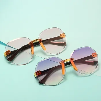 2020 Nouă Copii ochelari de Soare Rotund Tendință Doamnelor Personalitate Steampunk Designer de Produse Trend Gafas De Sol Mujer UV400