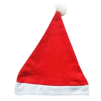 Plus Pălărie Moș Crăciun Pălărie de Pluș Pălărie de Crăciun Navidads elemente de Recuzită de Anul Nou DXAA