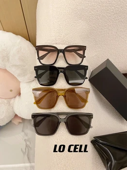 2022 BLÂND LO CELULE Pătrat ochelari de Soare Trend Nou Moda de Vara-coreean GM Bărbați și Femei UV400 Lumină Polarizată