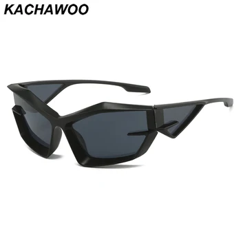 Kachawoo rece ochi de pisica ochelari de soare pentru barbati femei epocă ochelari de soare moda neregulate negru violet clar stil European