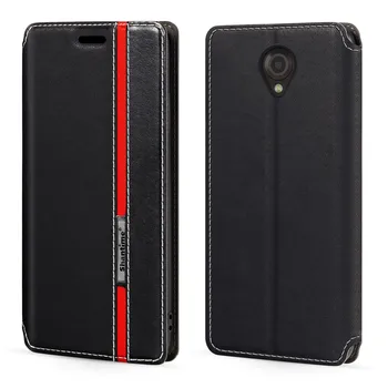 Pentru Vodafone Smart Prime 7 VFD600 Cazul Moda Multicolor inchidere Magnetica din Piele Flip-Caz Acoperire cu Suport Card de 5.0 inch