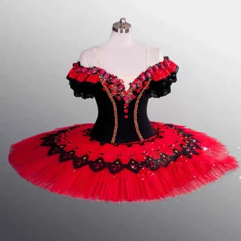 2022 Profesionale Balet Tutu Black Swan Lake Adult Copii, Balet, Dans Costum Fete Femei Balerina Rochie De Petrecere