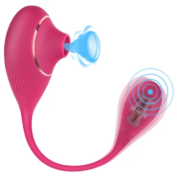 2 În 1 Suge Vibratorul Dragoste Ou Vibrator Pentru Femei Clitois Stimulator Vagine Masturbari Jucarii Sexuale Pentru Femei Pentru Femei Jucării Pentru Adulți