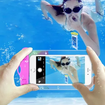 Impermeabil Husă de Telefon pentru iPhone-ul în aer liber Derivă de Înot Cu Șnur cu Barca Snorkeling, Schi, Scufundări Saci de telefonie Mobilă