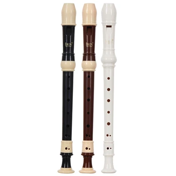 Irin Abs Soprano Recorder Clarinet Flaut Baroc Recorder Sex Cu Degetul Instrument Muzical Accesorii Incepator