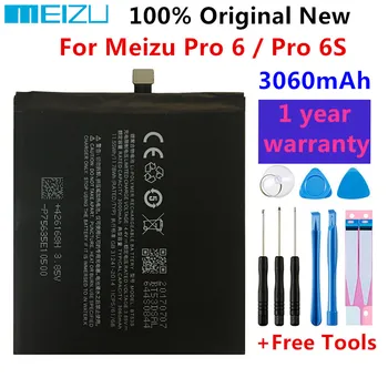 Meizu Originale de Înaltă Calitate Baterie BT53 BT53S Pentru Meizu Pro 6 M570M M570Q M570H / Pro 6S Pro6S M570Q-S Baterii de Telefon Mobil
