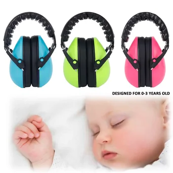 Copii de înaltă Calitate Anti-Zgomot Cap Earmuff de Protecție a Auzului Copil este Reglabil Ureche Protector Pentru Dormit Studiu