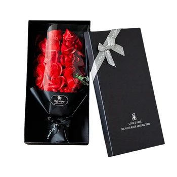Cadou de Ziua îndrăgostiților Trandafiri Flori Flori Artificiale Flori de Nu-Ma-Uita Trandafiri de Sapun Buchet Cutie de Cadou