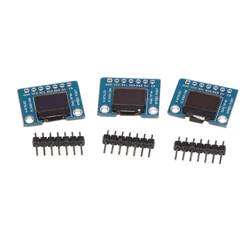 3Pcs 0.42 Inch 7 Pini OLED Display Ecran LCD Modulul SPI Interface Module SSD1306