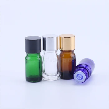 10BUC 5ml Flacoane din Sticlă Sticlă Goală De Ulei Esential de Parfum Lichid Suport Sticle + Capac Portabil