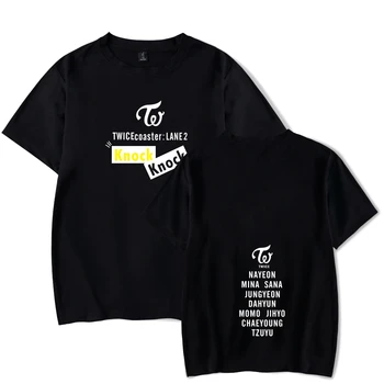 KPOP de DOUĂ ori Treilea Mini-Album Coaster LANE1 tricou de Moda coreeană Tricou tricou Bumbac Streetwear tricouri Topuri K pop Îmbrăcăminte